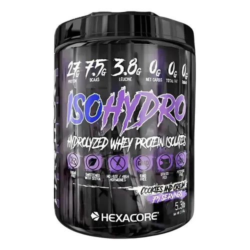 ISO HYDRO - 5lbs Cookies And Cream HEXACORE