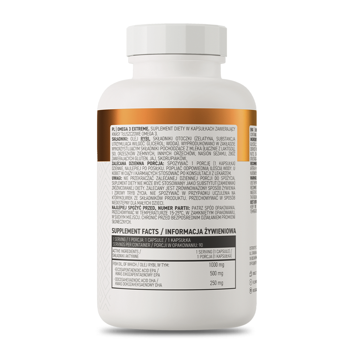 OMEGA 3 Ostrovit - 90 servicios